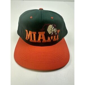 Vintage Miami Hurricanes‎ Taz University Of Miami Taz Hat Looney Tunes